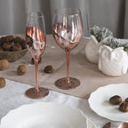 'CHIC METALLIC' SET 6 FLUTE ROSA - Villa D'Este Home Tivoli