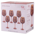 'JAMILA AMBRA' SET 6 CALICI - Villa D'Este Home Tivoli
