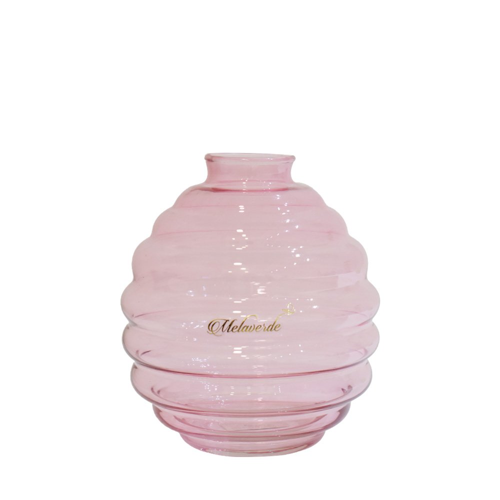 VASO 'NICOLE' ROSA TRASPARENTE - Melaverde