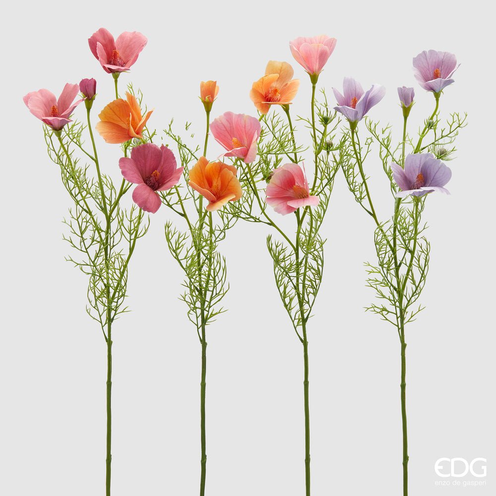 COSMOS CON FOGLIE IN 4 COLORI - EDG