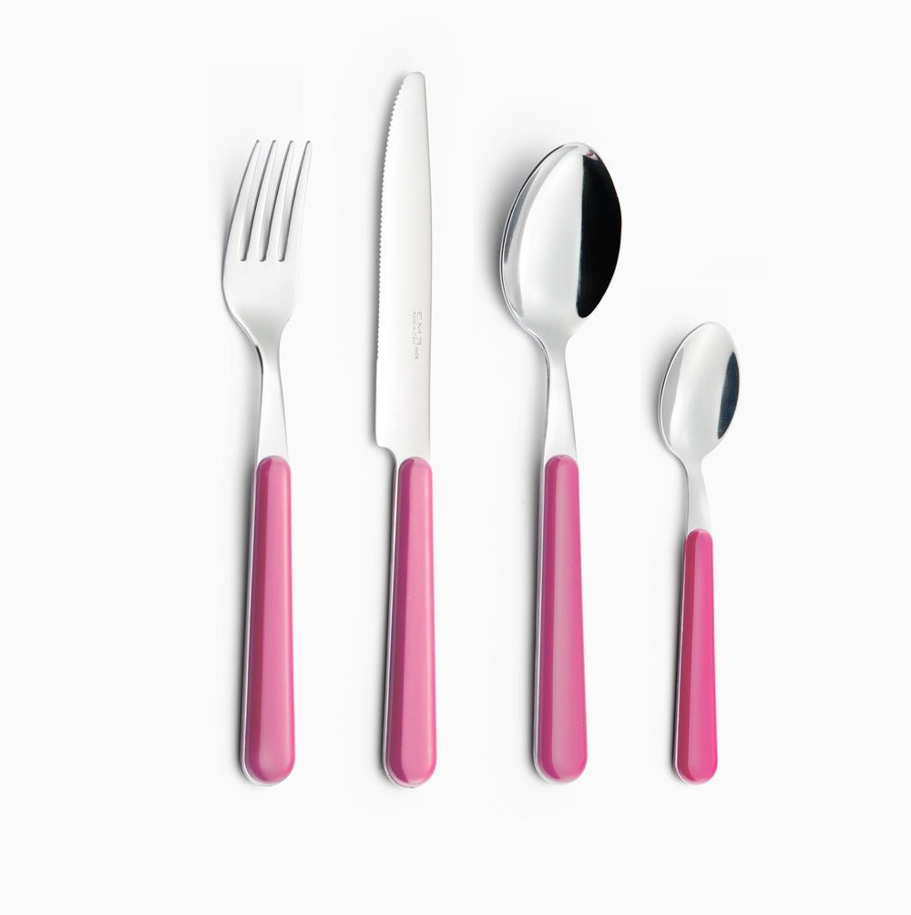 SET POSATE 24 PEZZI 'BRIO' ROSA 66 - EME Posaterie