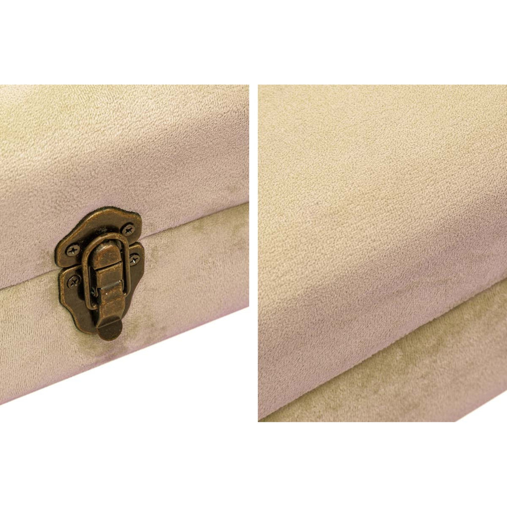 PANCHINE/POUF CONTENITORI IMBOTTITE BEIGE - Le Stelle