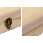 PANCHINE/POUF CONTENITORI IMBOTTITE BEIGE - Le Stelle