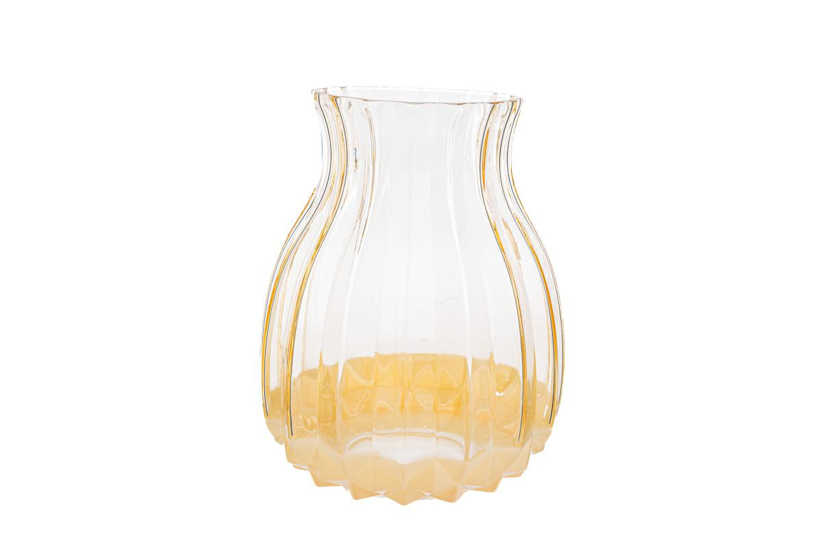 VASO FIORE GIALLO - VETRO - Le Stelle
