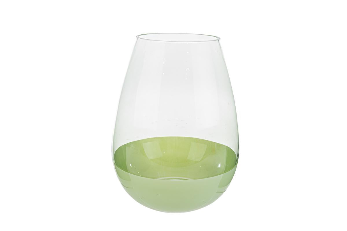 VASO BICCHIERE VERDE - VETRO - Le Stelle