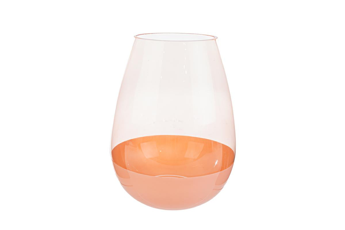 VASO BICCHIERE ROSA - VETRO - Le Stelle