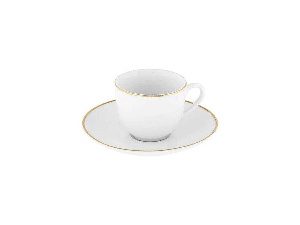 'Gold Chic' SET 62 PEZZI - SET PIATTI+ SET CAFFE' - PORCELLANA - Villa Altachiara
