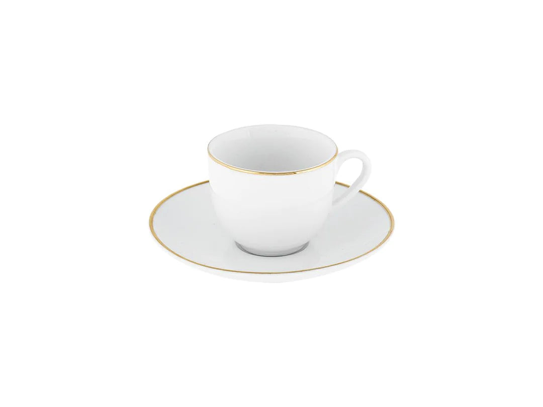 'Gold Chic' SET 62 PEZZI - SET PIATTI+ SET CAFFE' - PORCELLANA - Villa Altachiara