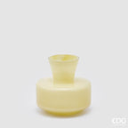 VASO TONDO CON COLLO GIALLO PASTELLO - EDG Enzo De Gasperi