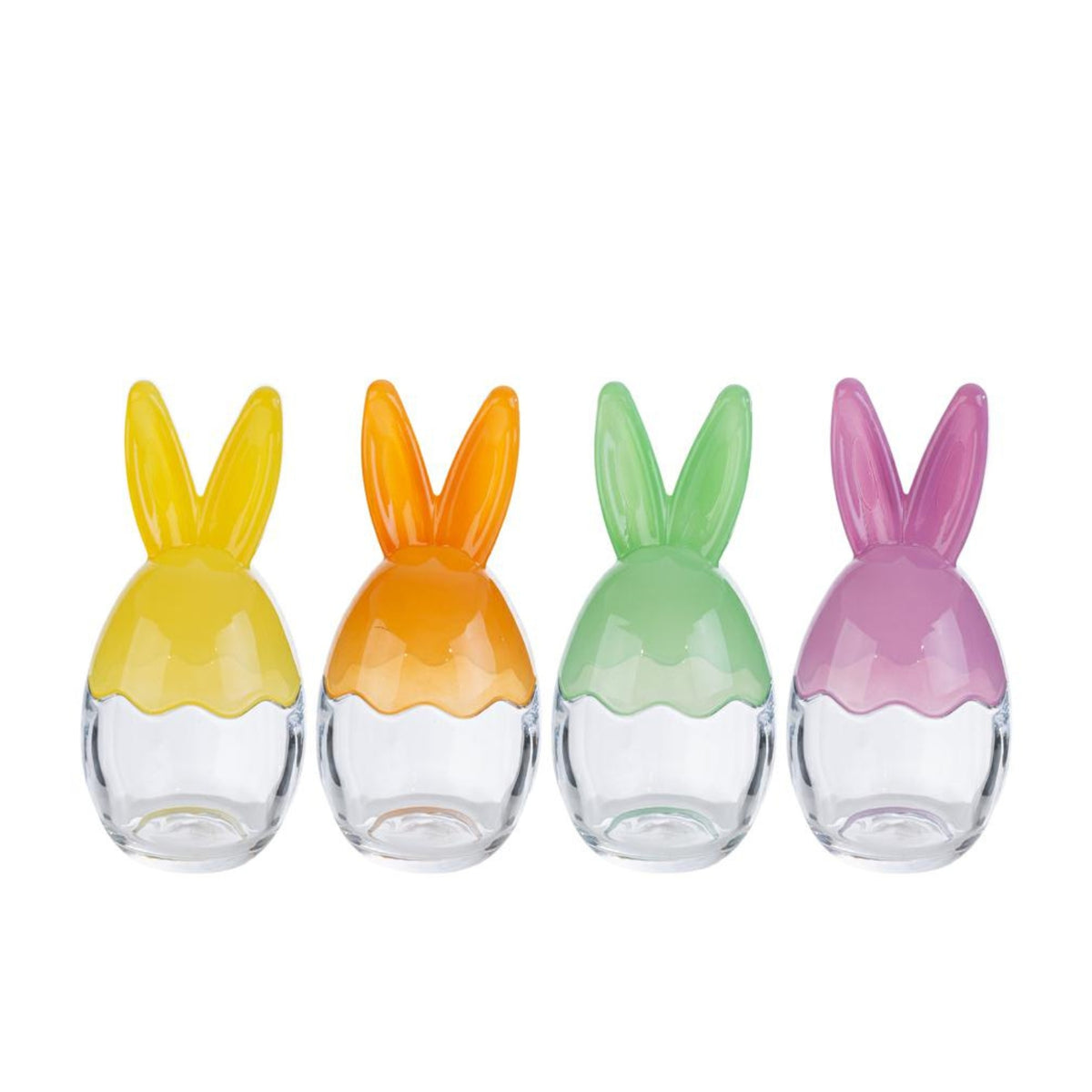 BARATTOLO UOVO CON ORECCHIE IN 4 COLORI - Le Stelle