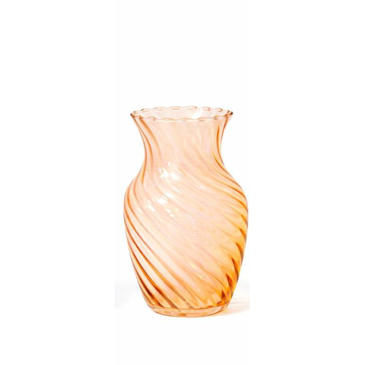 VASO TORSION IN 4 COLORI - VETRO - Le Stelle