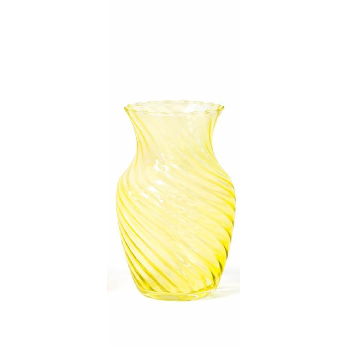VASO TORSION IN 4 COLORI - VETRO - Le Stelle