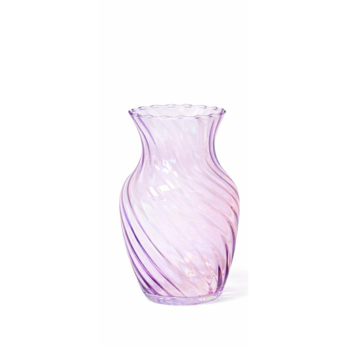VASO TORSION IN 4 COLORI - VETRO - Le Stelle
