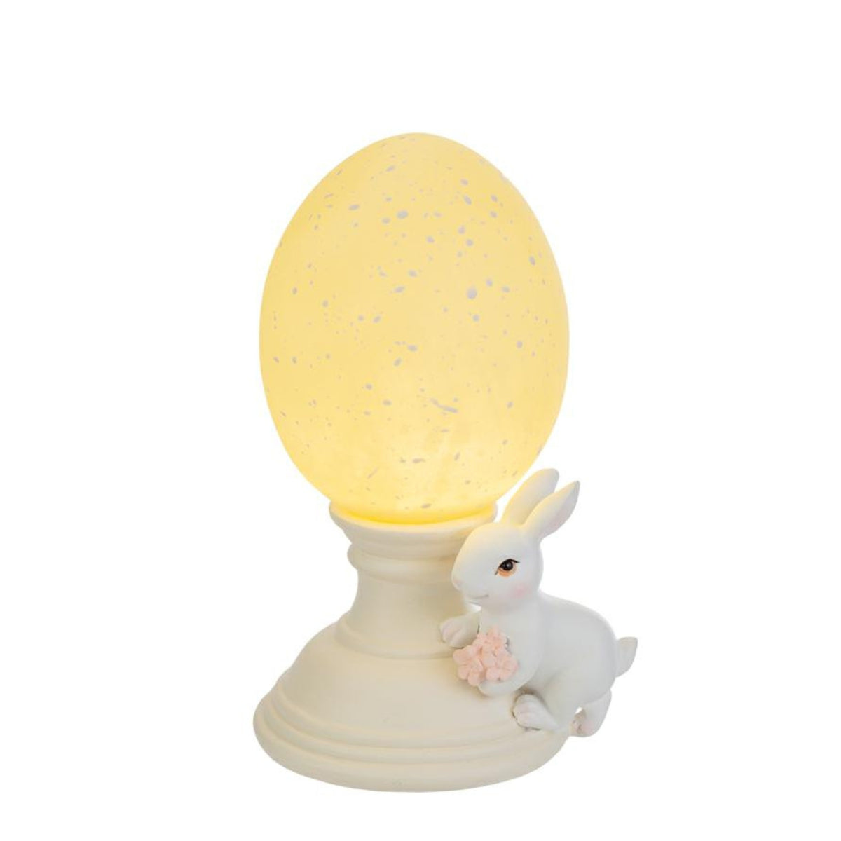 CONIGLIETTO CON UOVO CON LUCE LED - Le Stelle