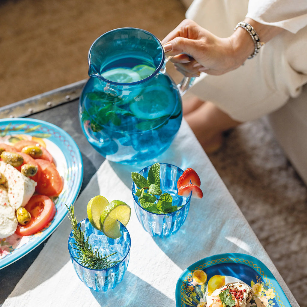 'DOLCEVITA' SET 6 BICCHIERI TUMBLER ALTI TURCHESE - Guzzini