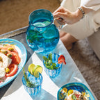 'DOLCEVITA' SET 6 BICCHIERI TUMBLER ALTI TURCHESE - Guzzini