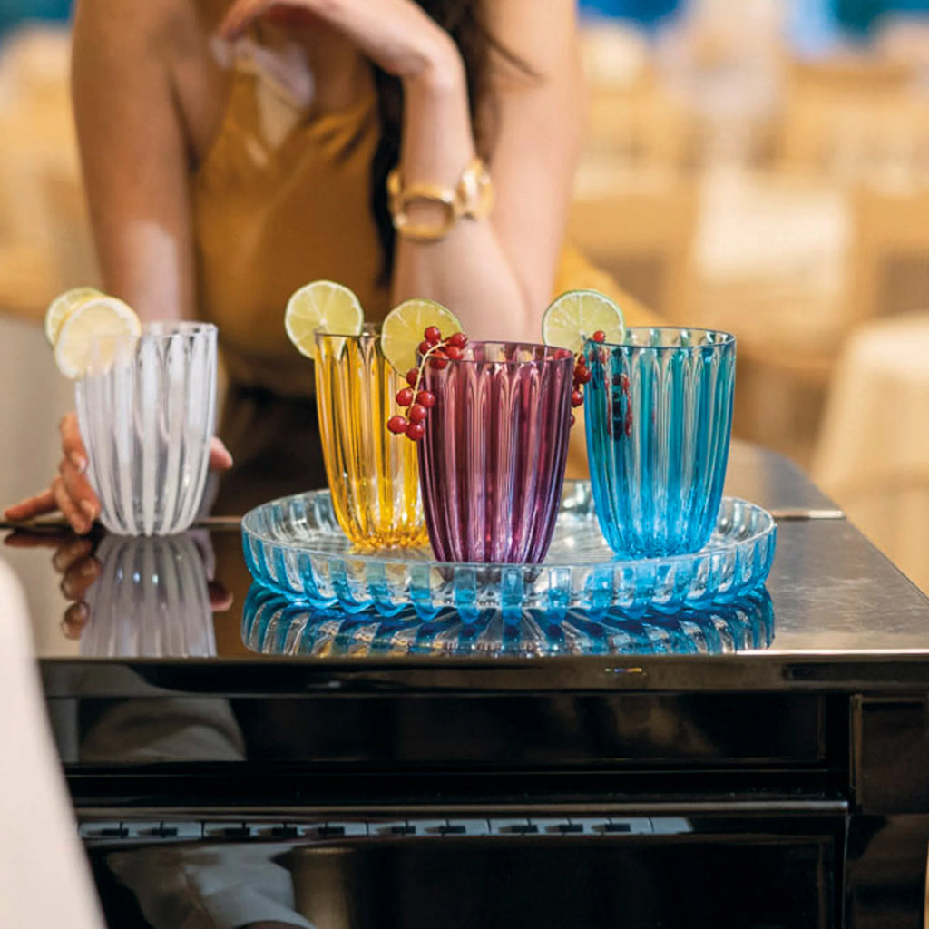 'DOLCEVITA' SET 6 BICCHIERI TUMBLER ALTI TURCHESE - Guzzini
