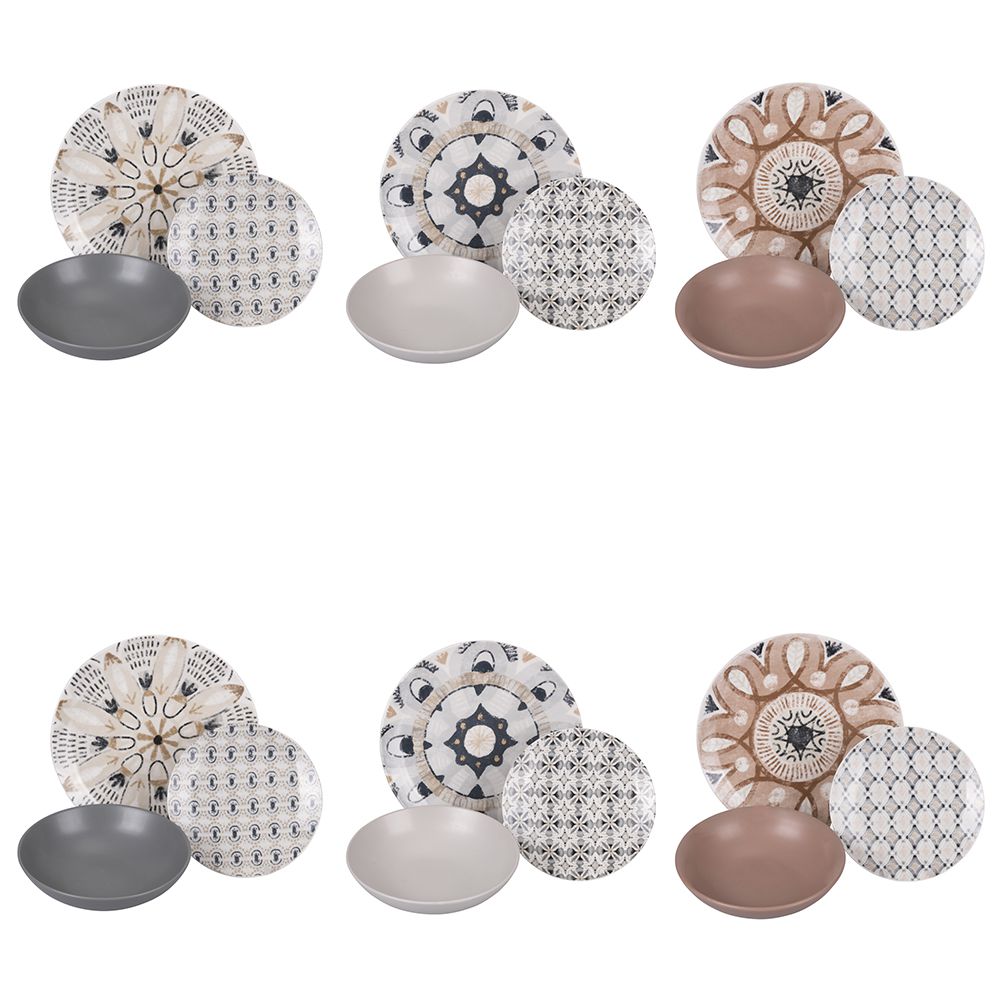 'BOHEMIENNE' SET PIATTI 18 PEZZI - Villa D'Este Home Tivoli