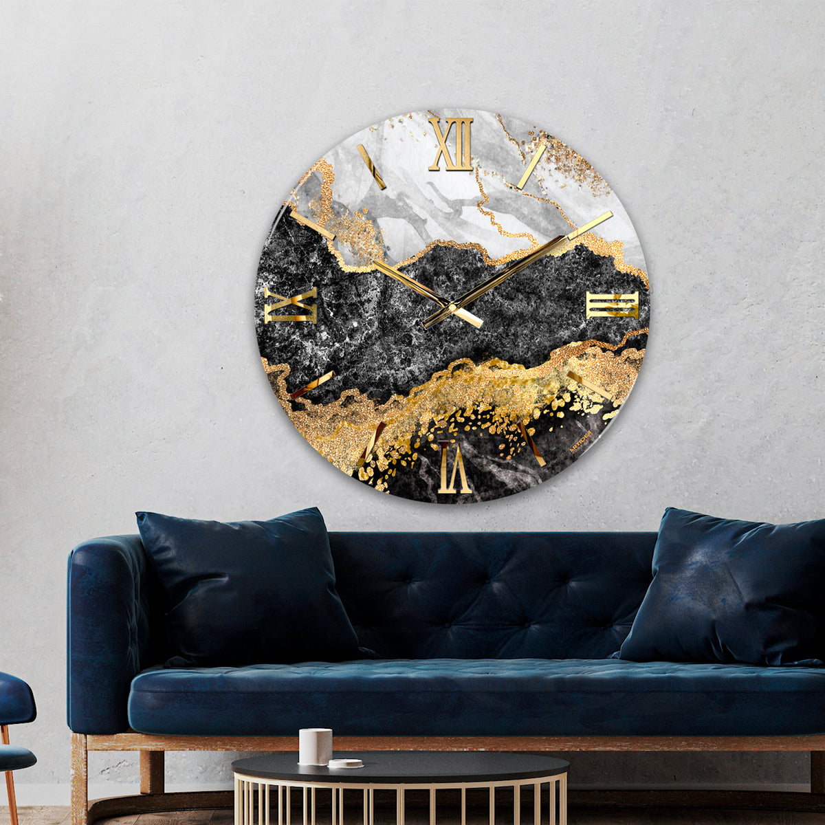 'GOLD' OROLOGIO RESINATO - ARTIDEA Home Decor