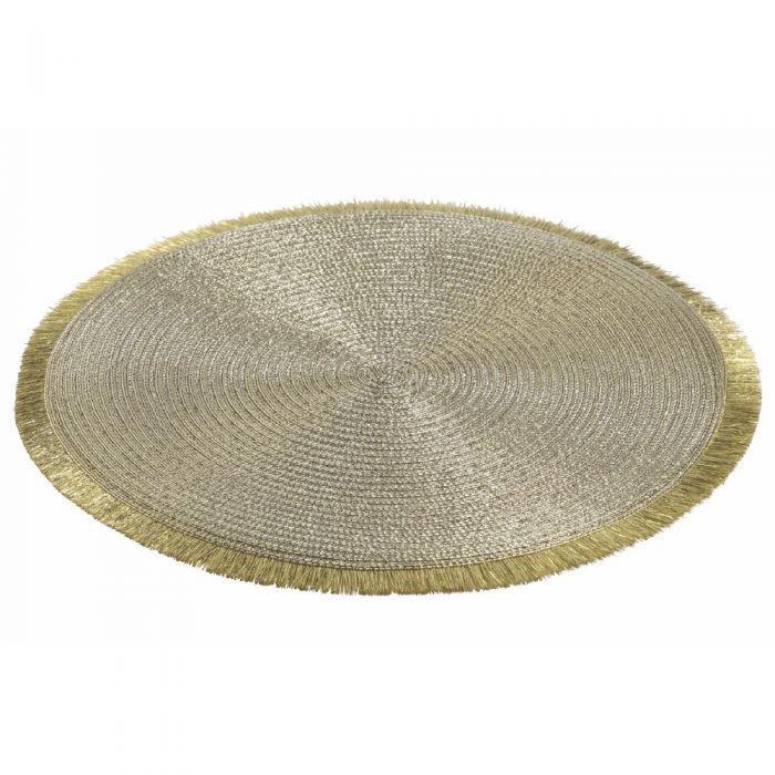 SET 6 TOVAGLIETT 'GOLD' XMAS CON FRANGE - Villa D'Este Home Tivoli
