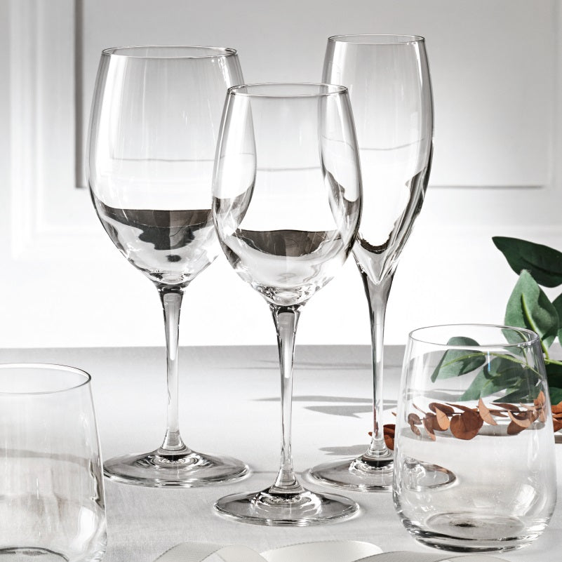 'OBLIO' SET 6 CALICI ALTI - VETRO - Brandani