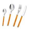 SET POSATE 24 Pezzi 'Perlato' Miele - Eme Posaterie