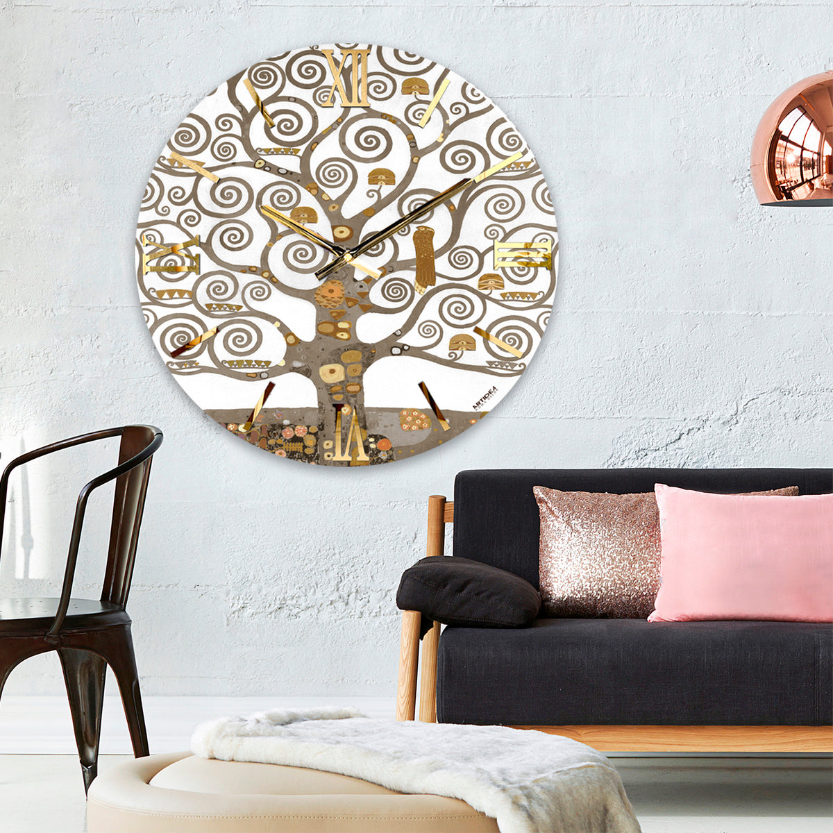 'KLIMT' OROLOGIO RESINATO - Artidea Home Decor
