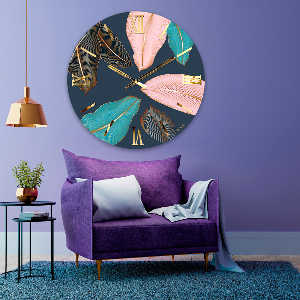 'PAMPAS' OROLOGIO RESINATO - Artidea Home Decor