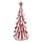 ALBERO NATALE STRISCE BIANCO E ROSSO - Fantin Argenti