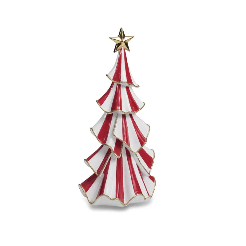 ALBERO NATALE STRISCE BIANCO E ROSSO - Fantin Argenti