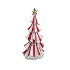 ALBERO NATALE STRISCE BIANCO E ROSSO - Fantin Argenti