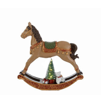 CAVALLUCCIO NATALIZIO CON ALBERO LED - Le Stelle