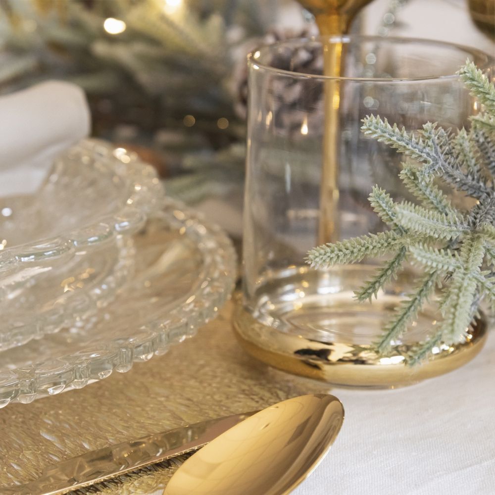 SET 6 BICCHIERI ACQUA 'CHIC' ORO - Villa D'Este Home Tivoli