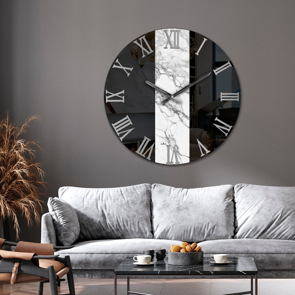 'GIADA MARMO GRIGIO' OROLOGIO SPECCHIO - Artidea Home Decor