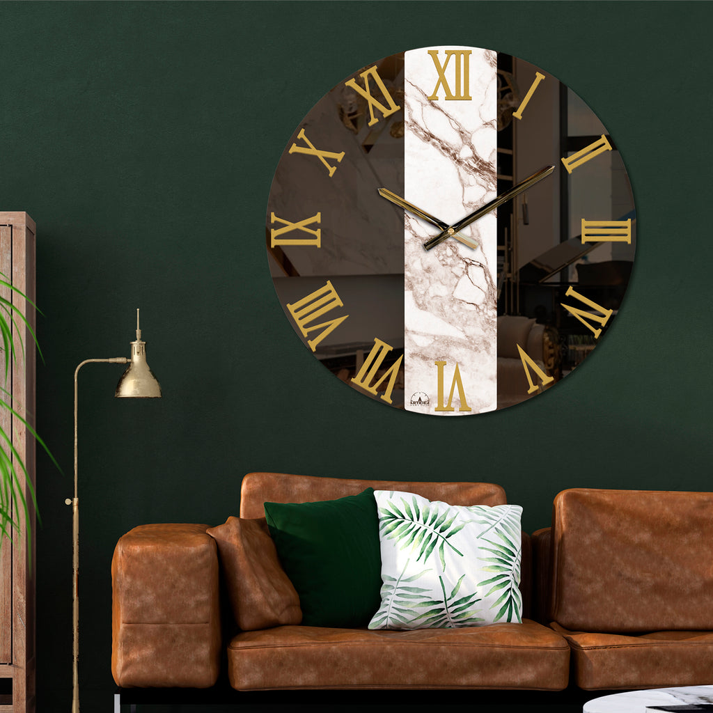 'GIADA MARMO ROSE' OROLOGIO SPECCHIO - Artidea Home Decor