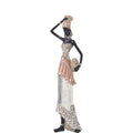 FIGURA AFRICANA BIANCO E ORO - Camacho