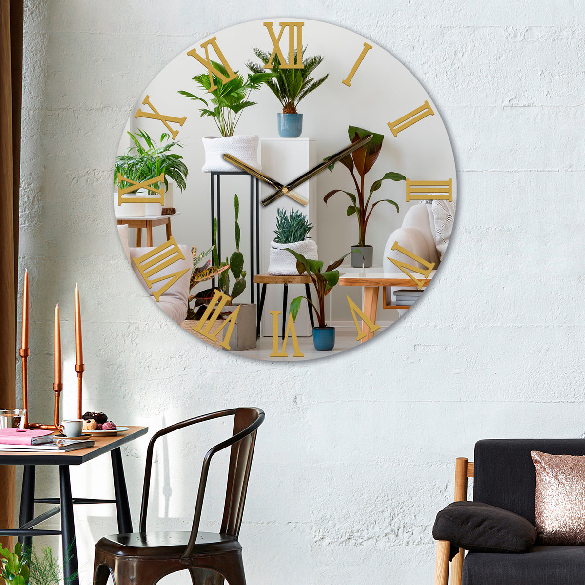 'QUARZO' OROLOGIO SPECCHIO- Artidea Home Decor