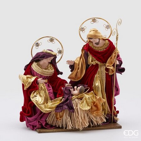 NATIVITA' KING BAROCCO BURGUNDY - RESINA - EDG Enzo De Gasperi