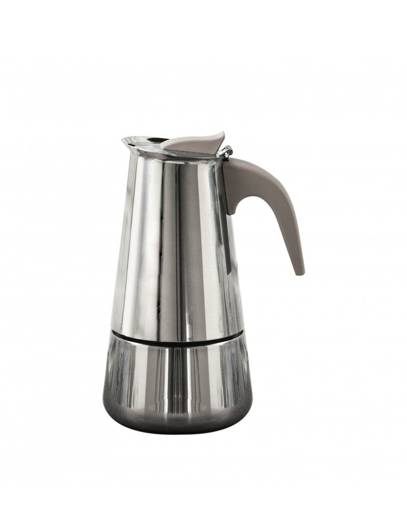 CAFFETTIERA 4 TAZZE 'BORBOTTINA' - ACCIAIO INOX - Brandani