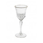 'Oh My Gold' SET 6 CALICI DESSERT - VETRO FILO ORO - Brandani