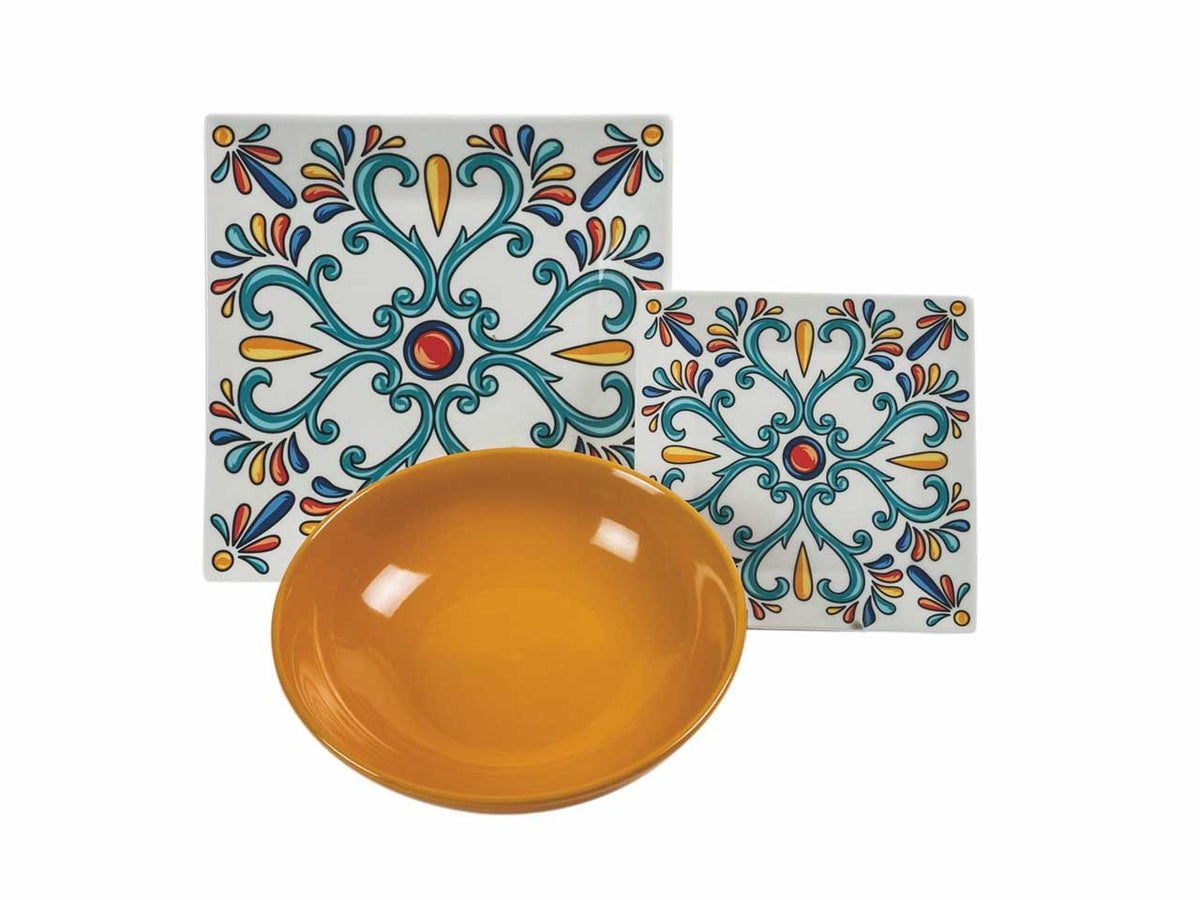 'BARRIO' SET PIATTI 18 PEZZI - Villa D'Este Home Tivoli