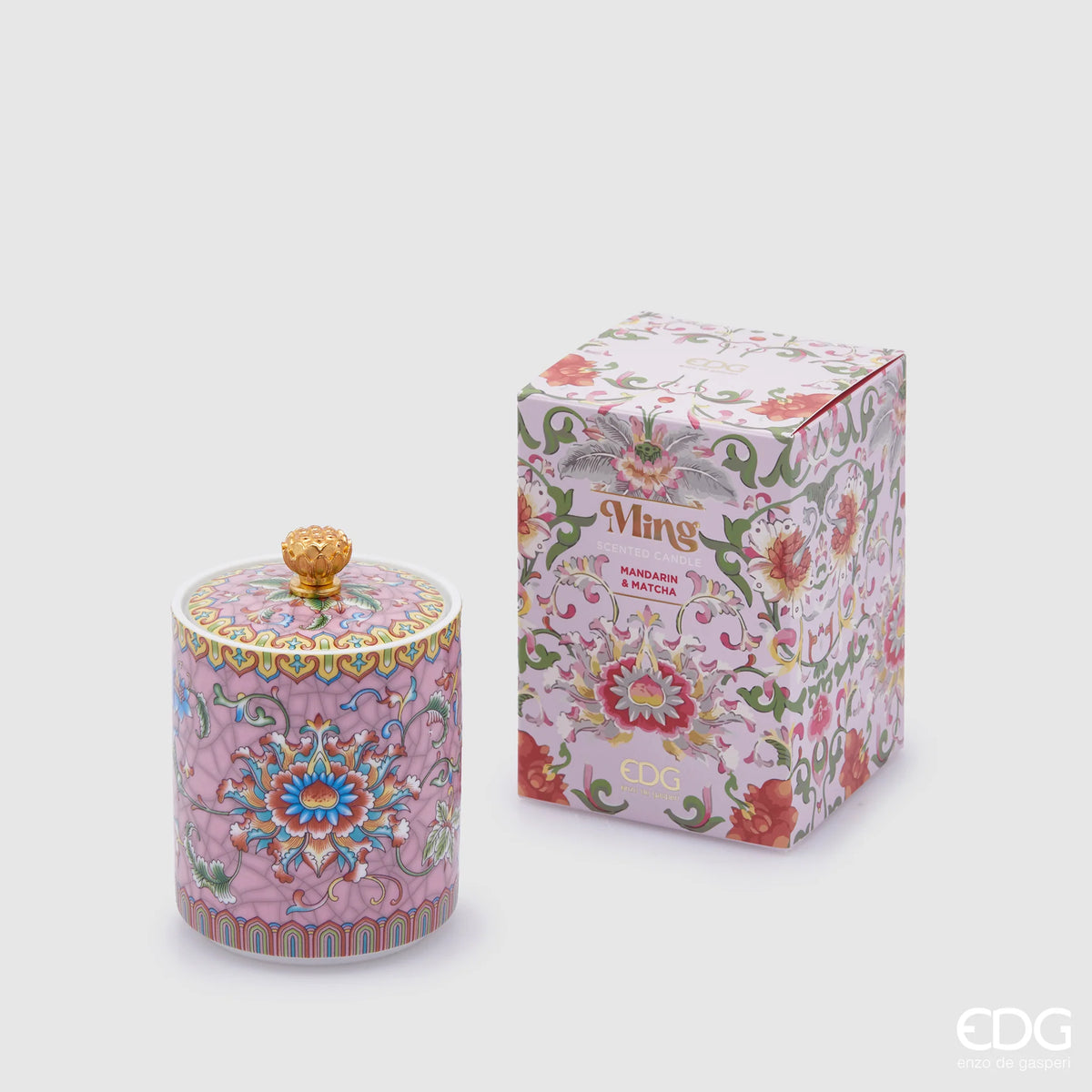 CANDELA 'MING' MANDARINO E MATCHA - EDG Enzo De Gasperi