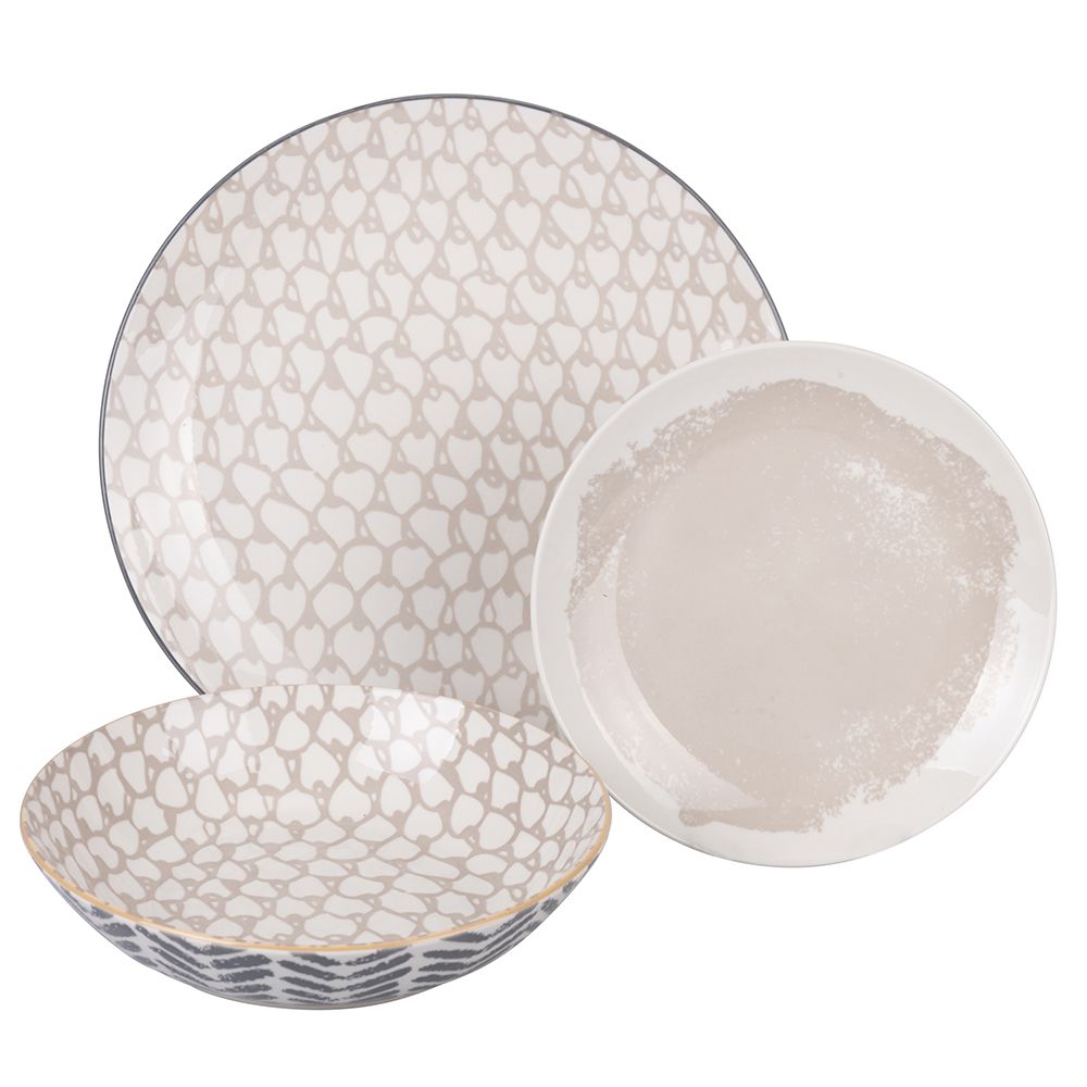 'SOHO' SET PIATTI 18 PEZZI - Villa D'Este Home Tivoli
