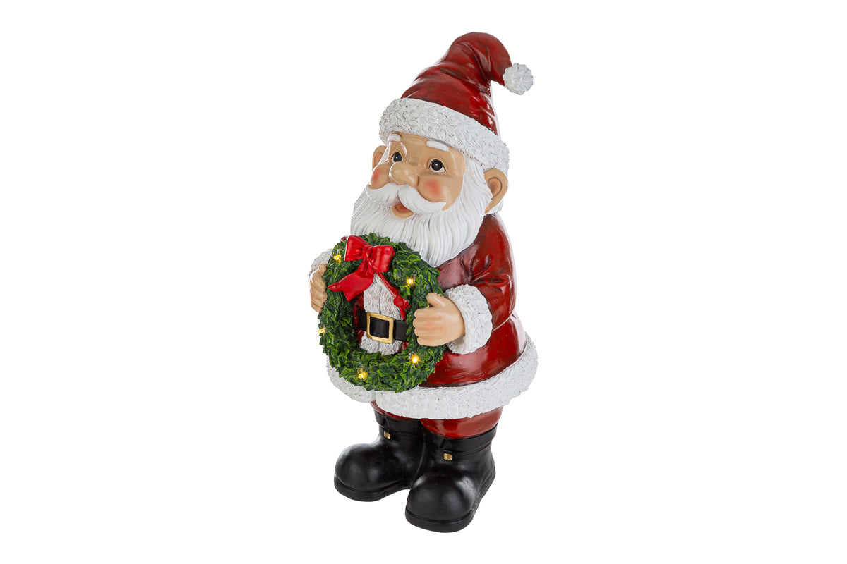 BABBO NATALE CON GHIRLANDA LED- Le Stelle