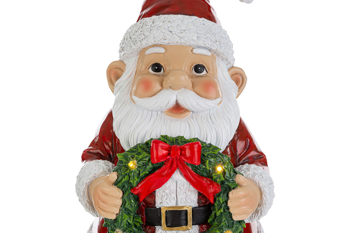 BABBO NATALE CON GHIRLANDA LED- Le Stelle