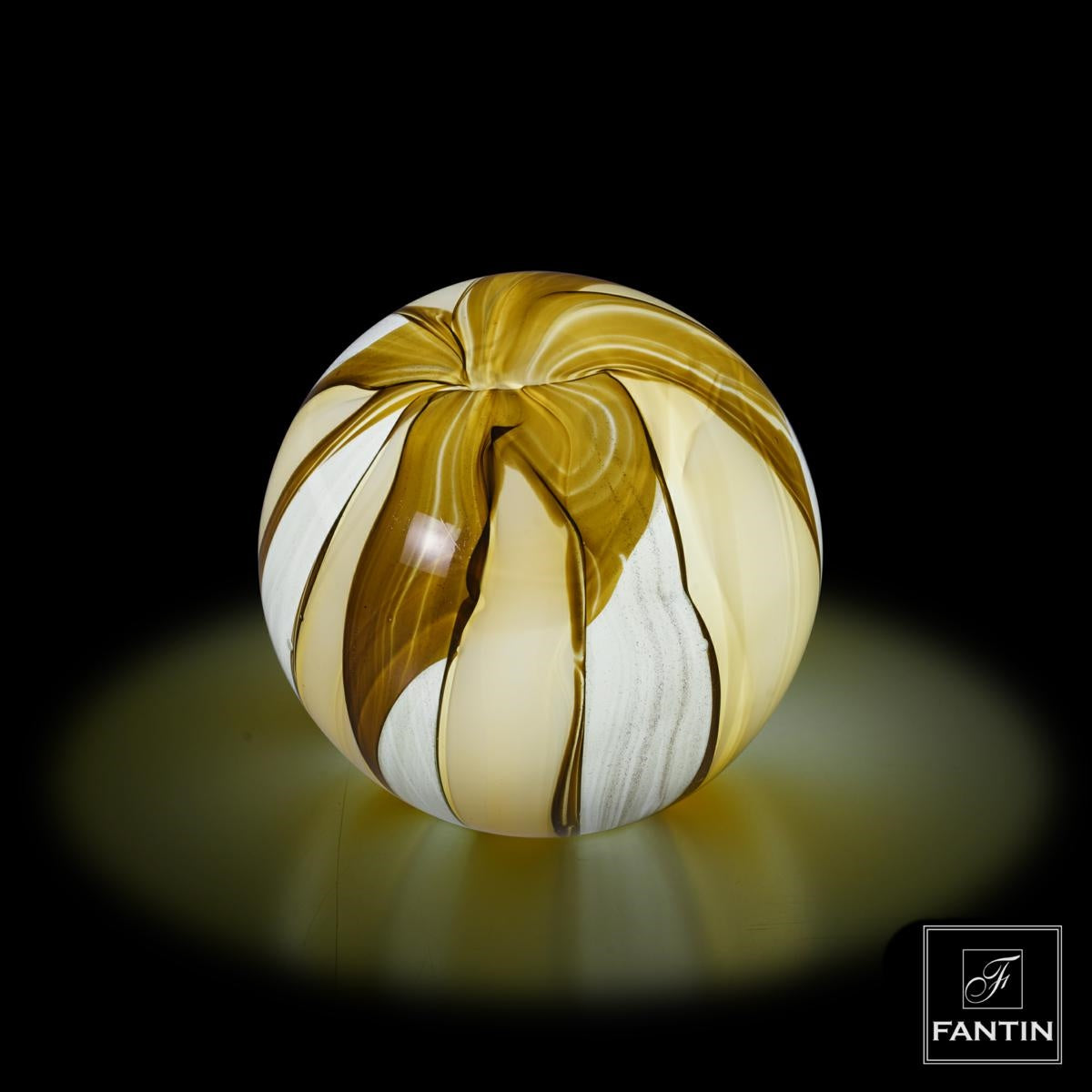 LAMPADA SFERA LED AMBRA - Fantin Argenti