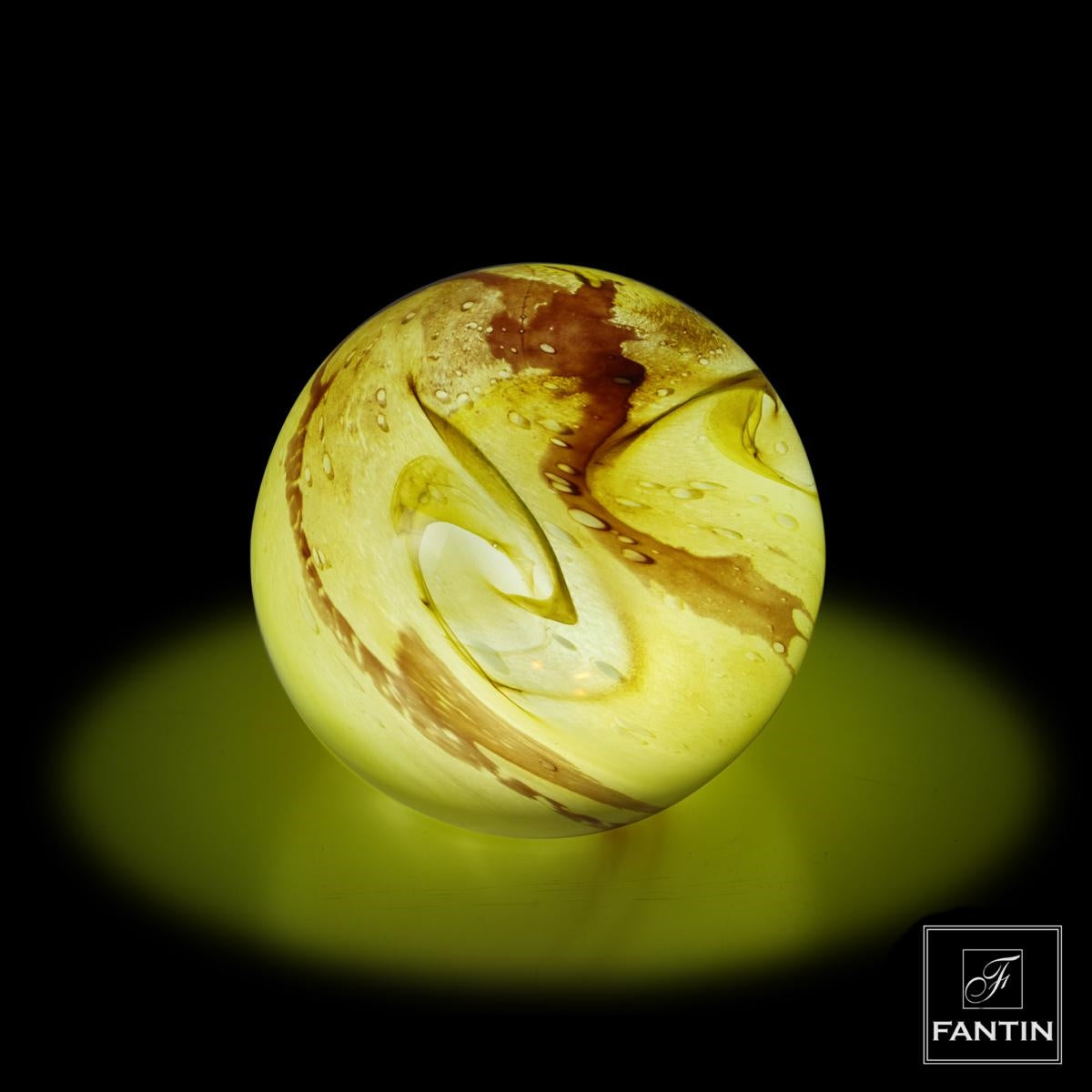 LAMPADA SFERA LED GIALLO - Fantin Argenti