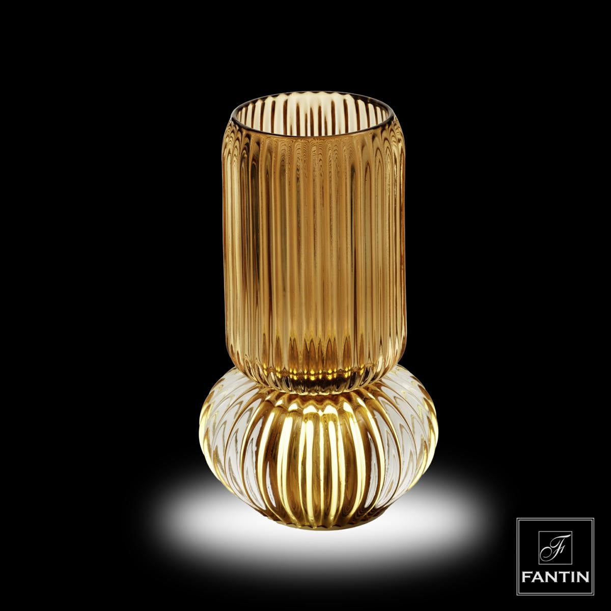 LAMPADA VASO AMBRA - Fantin Argenti
