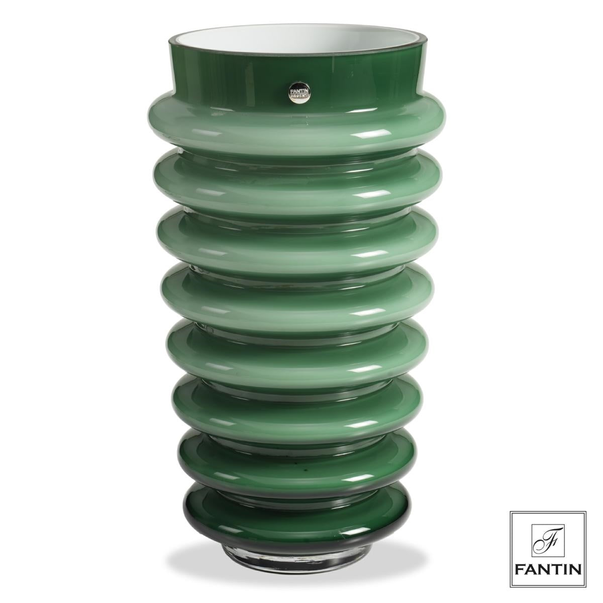 VASO ANELLI VERDE - Fantin Argenti