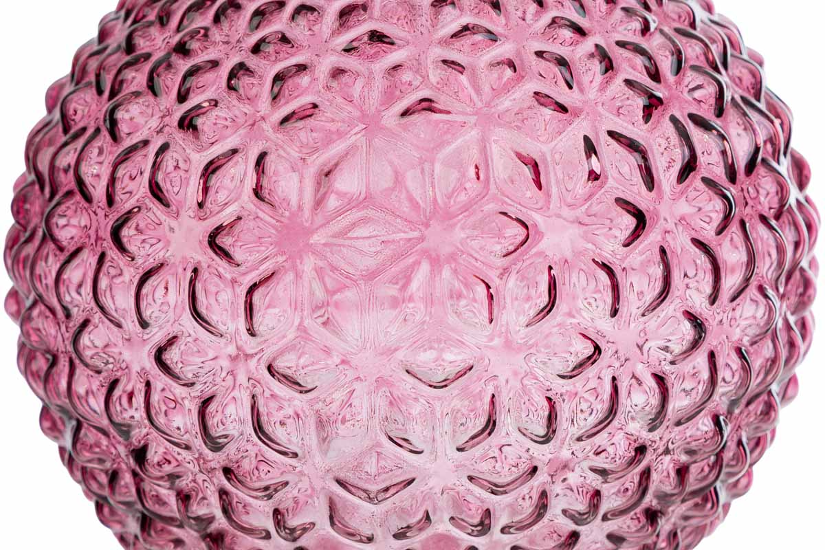 VASO VETRO COLOR MORA - Le Stelle